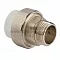 Муфта комбинированная ППР разъемная евроконус PPRC НР 50х1 1/2" TEBO НАР резьба, белая (уп. 20 шт)
