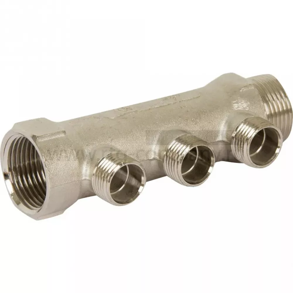 Коллектор наружная резьба 3 выхода 1" * 3/4" (VTc.500.NE) (Valtec)